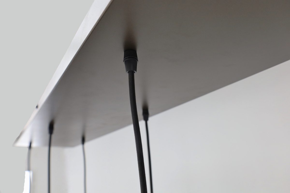 Stijlvolle hanglamp DONATO 6-lichts | Mokka / Amber