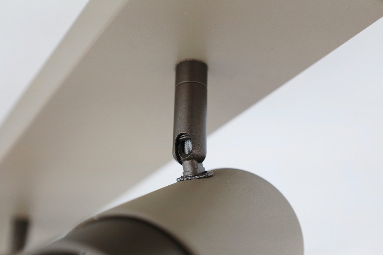 Elegante opbouwspot CAREGA 4-lichts | Zand / Mokka