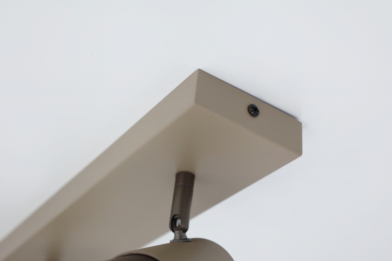 Elegante opbouwspot CAREGA 4-lichts | Zand / Mokka