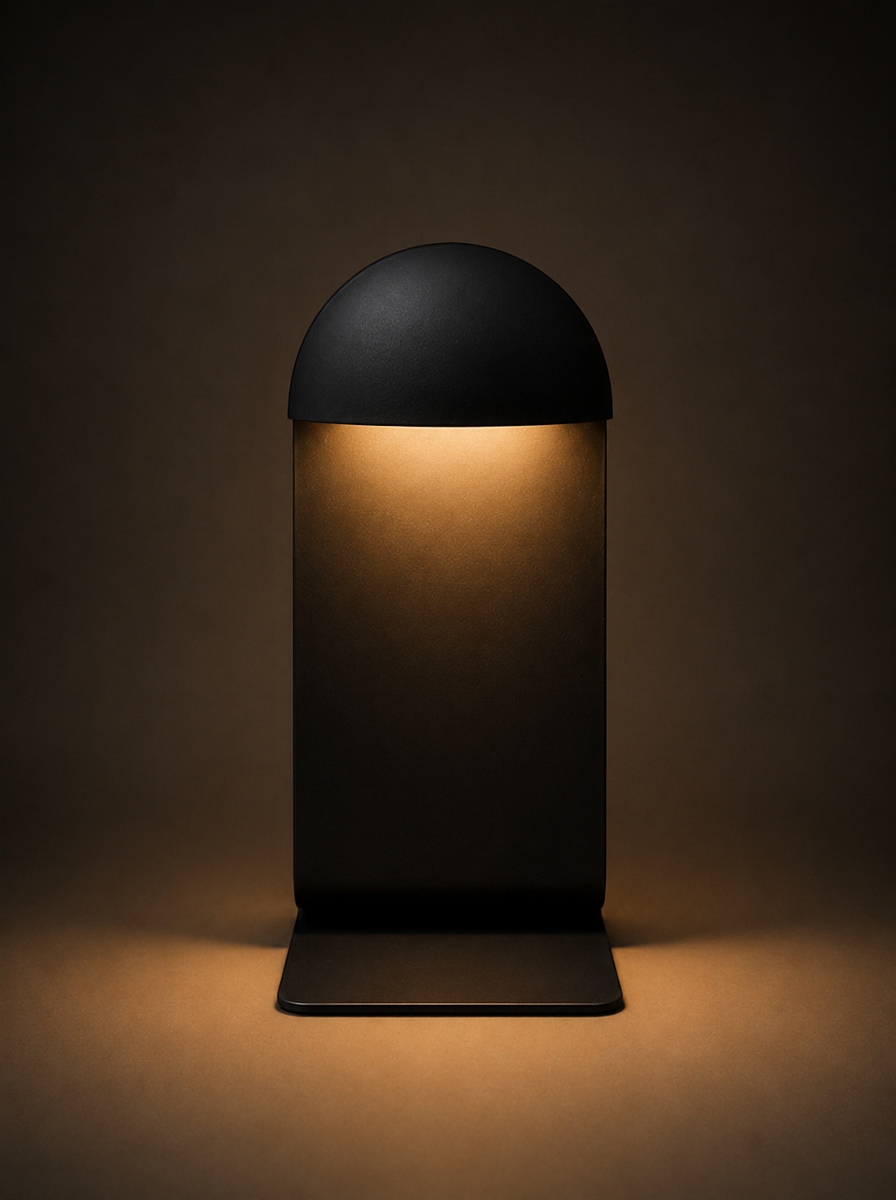 Oplaadbare tafel-wand lamp WIDI | Zwart