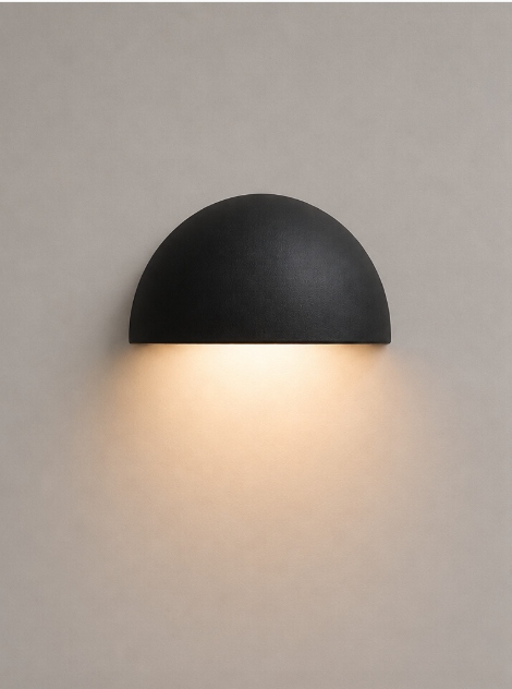 Oplaadbare tafel-wand lamp WIDI | Zwart