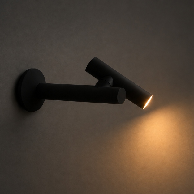 Oplaadbare wandlamp ZOOM WALL | Zwart