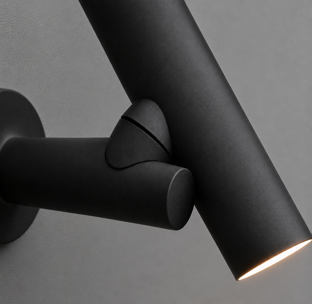 Oplaadbare wandlamp ZOOM WALL | Zwart