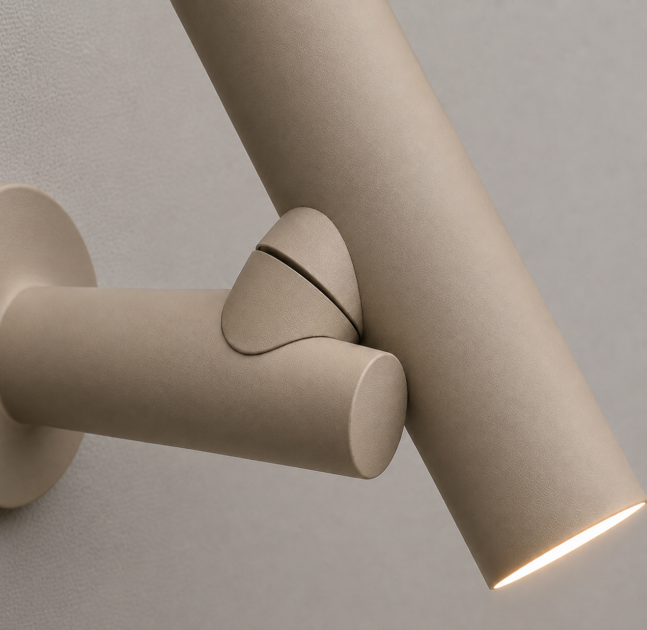 Oplaadbare wandlamp ZOOM WALL | Zand