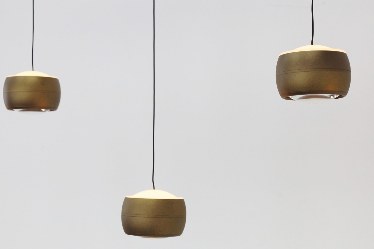 Tijdloze hanglamp JUPITER | Brons / Goud