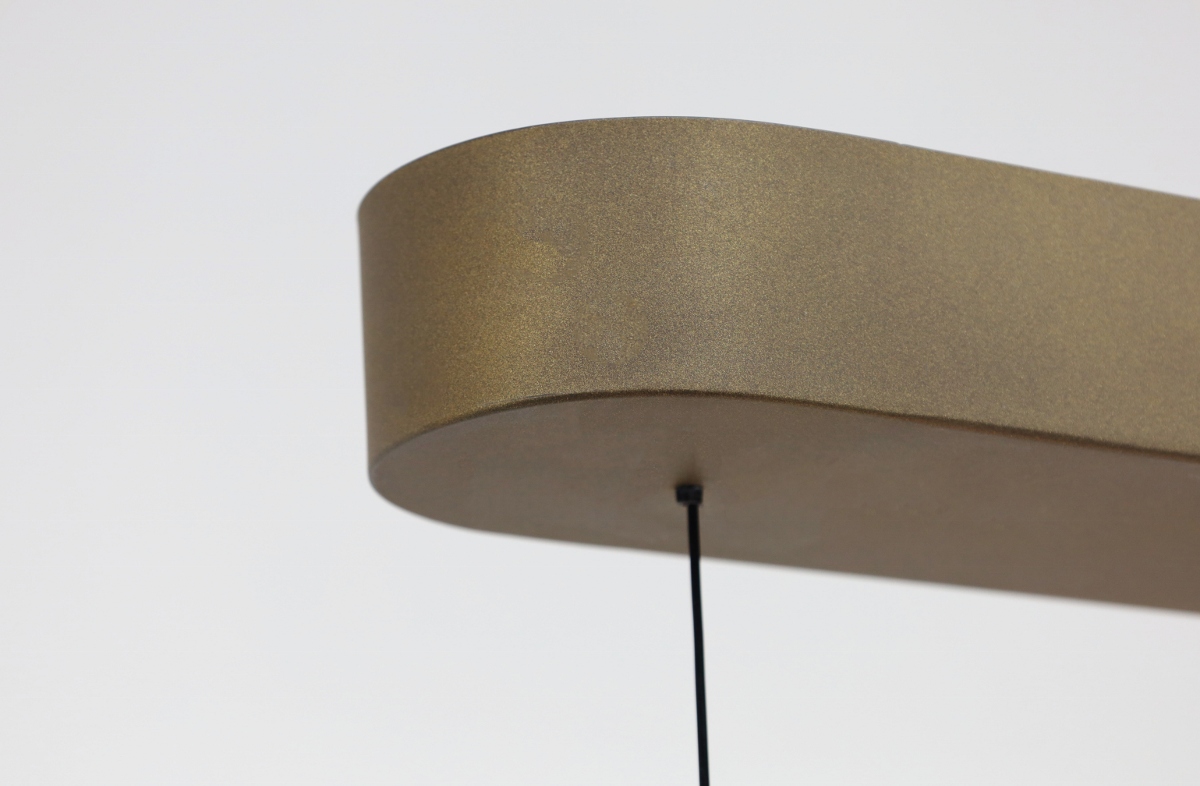 Tijdloze hanglamp JUPITER | Brons / Goud