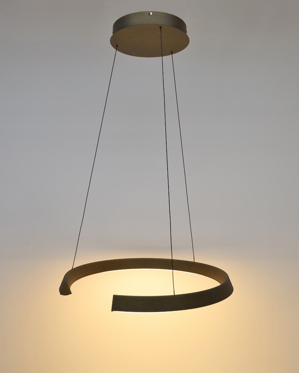 Moderne hanglamp MALLO Ø65 cm | Brons / Goud