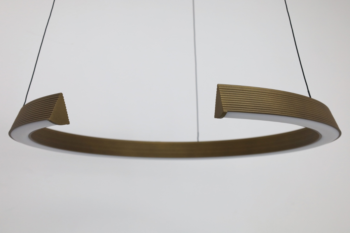 Moderne hanglamp MALLO Ø65 cm | Brons / Goud