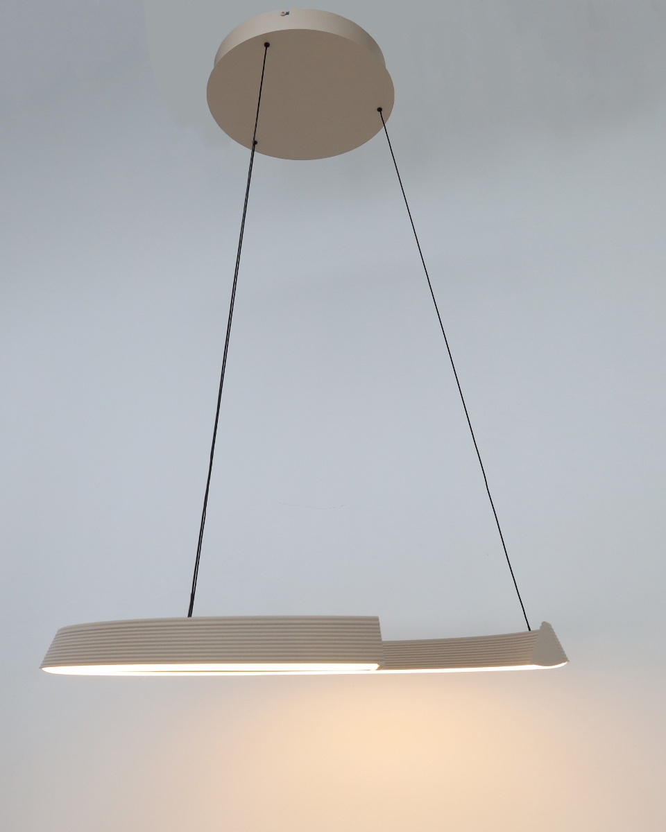 Moderne hanglamp MALLO Ø65 cm | Creme