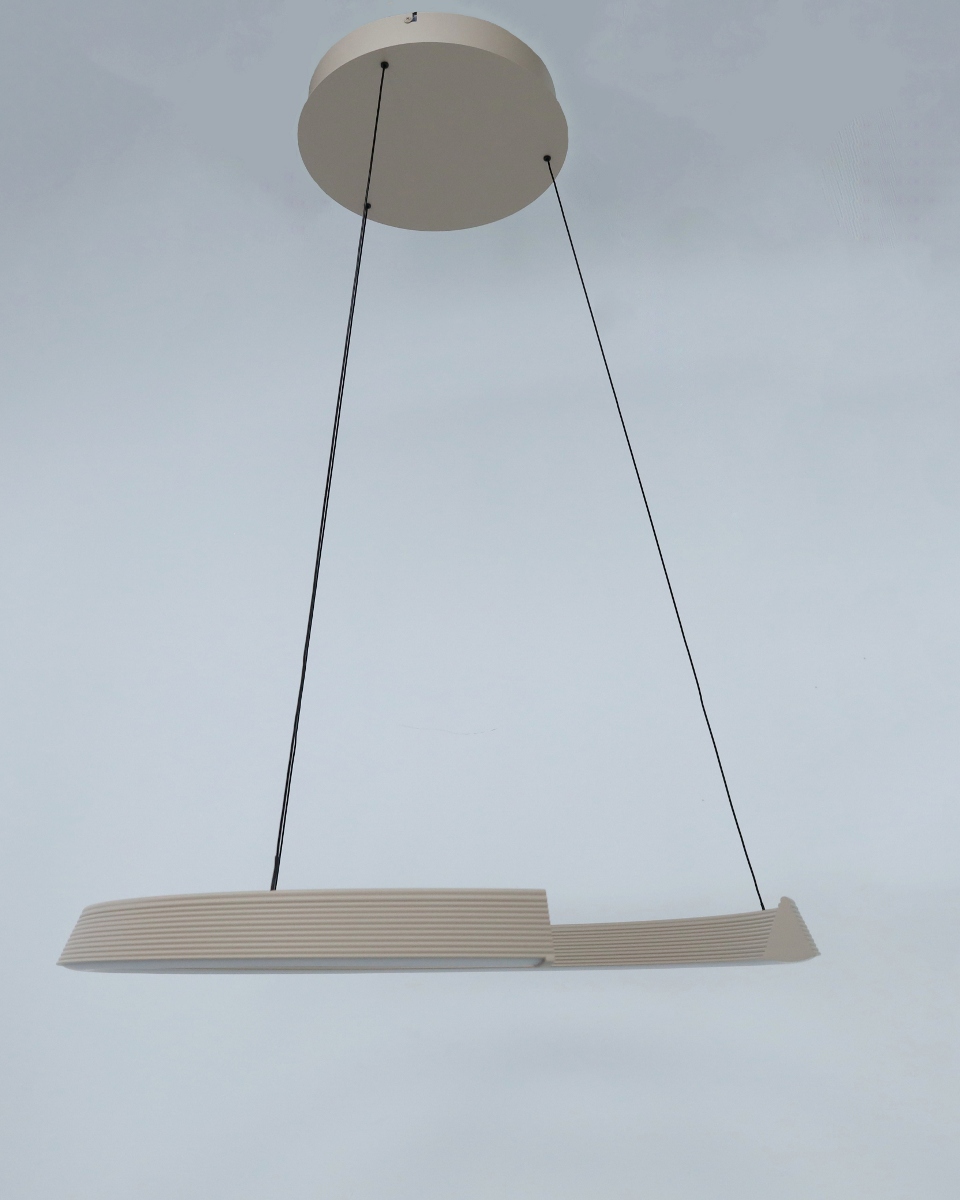 Moderne hanglamp MALLO Ø65 cm | Creme