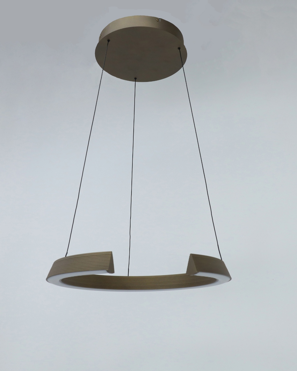 Moderne hanglamp MALLO Ø50 cm | Brons / Goud