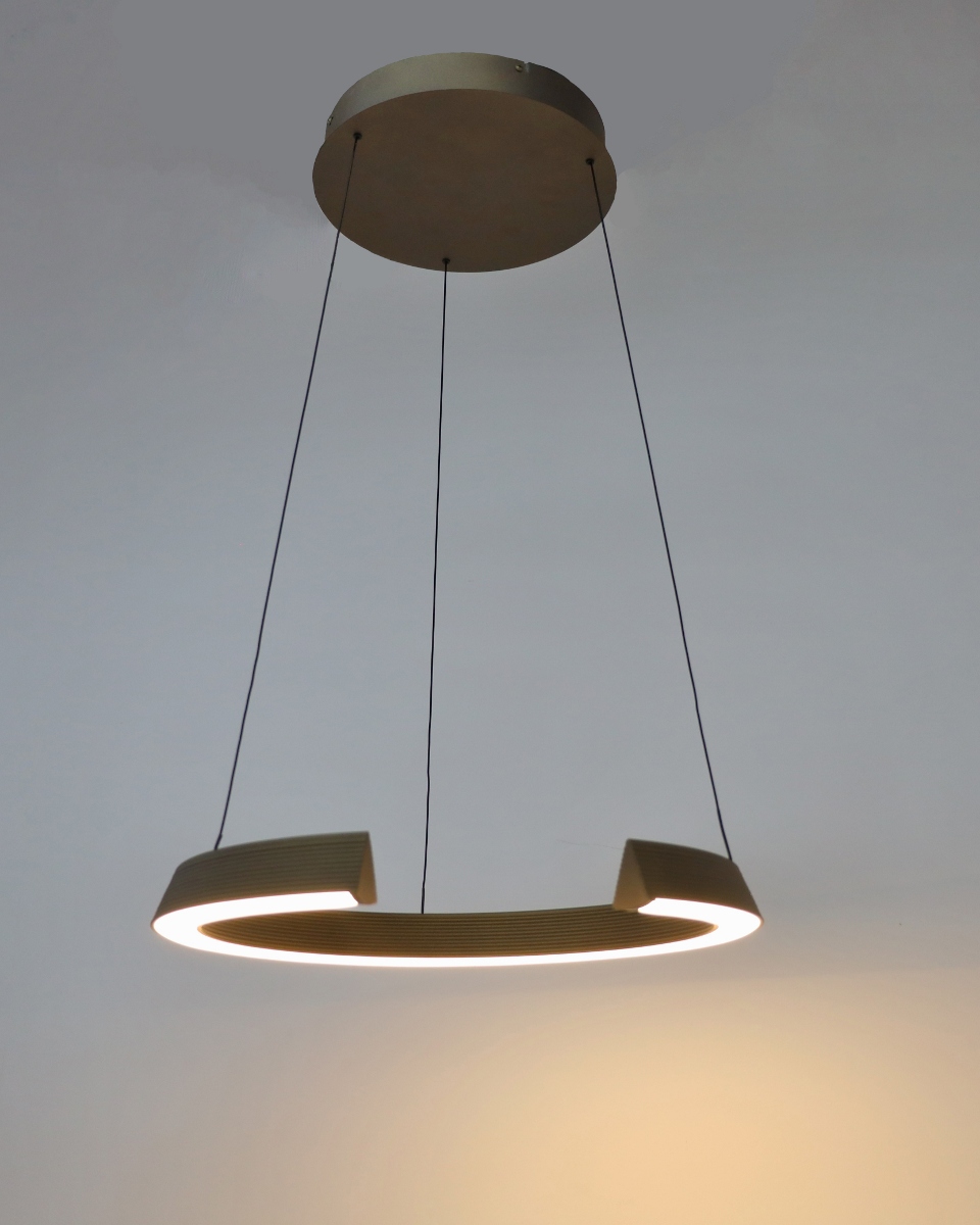 Moderne hanglamp MALLO Ø50 cm | Brons / Goud