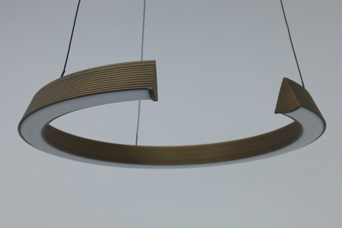 Moderne hanglamp MALLO Ø50 cm | Brons / Goud