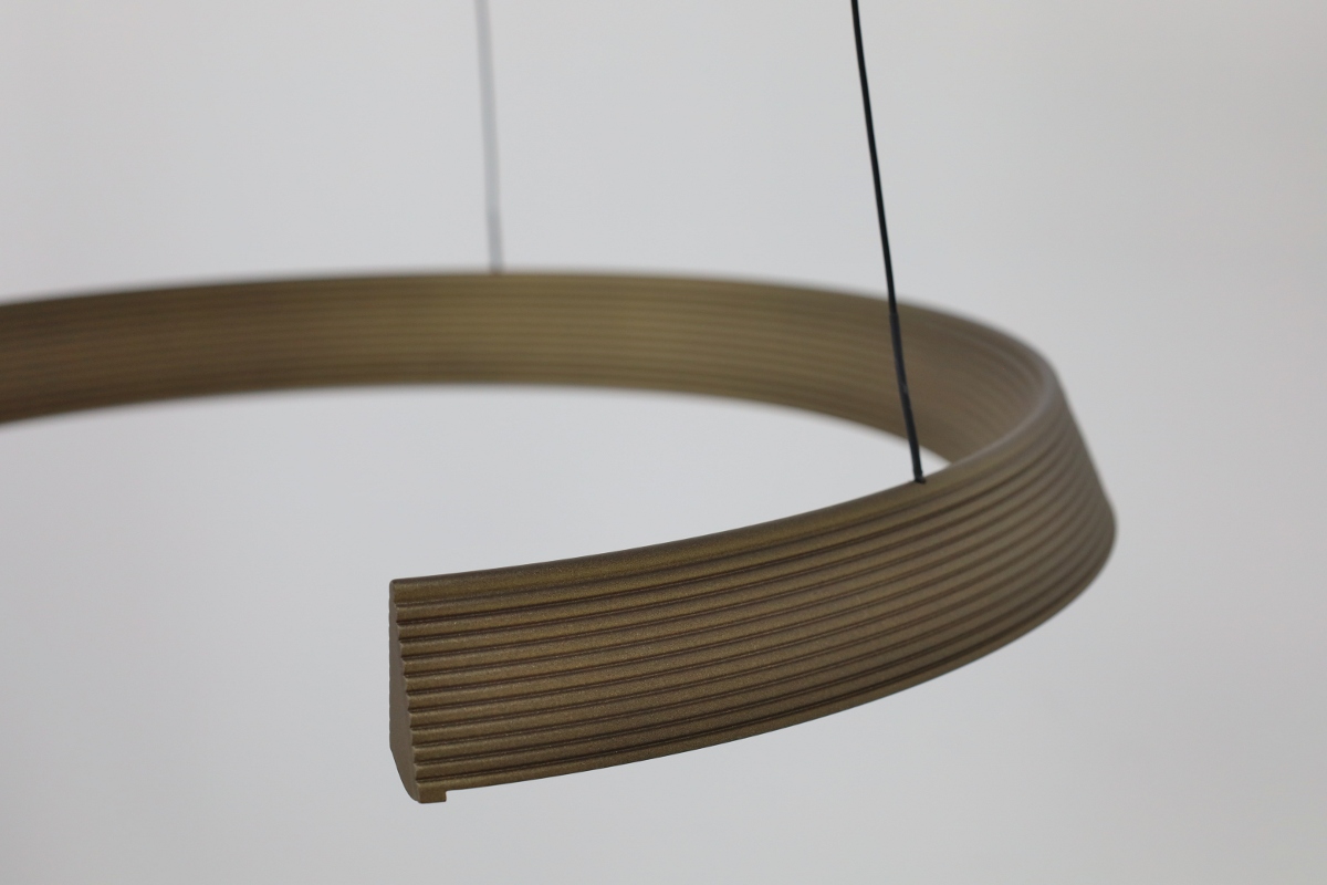 Moderne hanglamp MALLO Ø50 cm | Brons / Goud