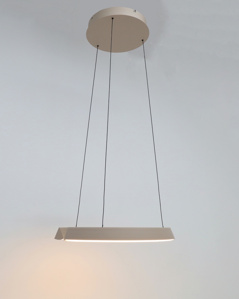 Moderne hanglamp MALLO Ø50 cm | Creme