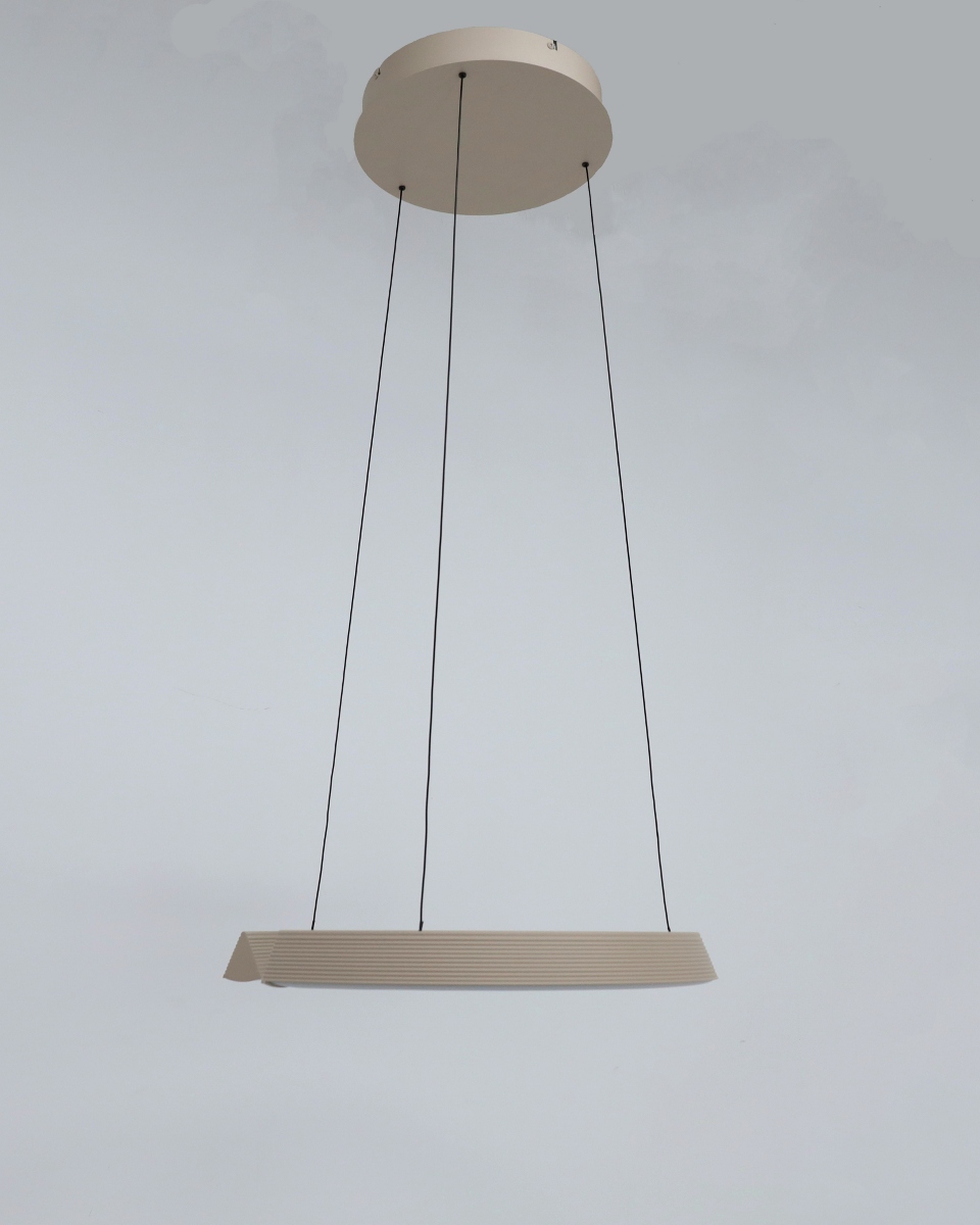 Moderne hanglamp MALLO Ø50 cm | Creme