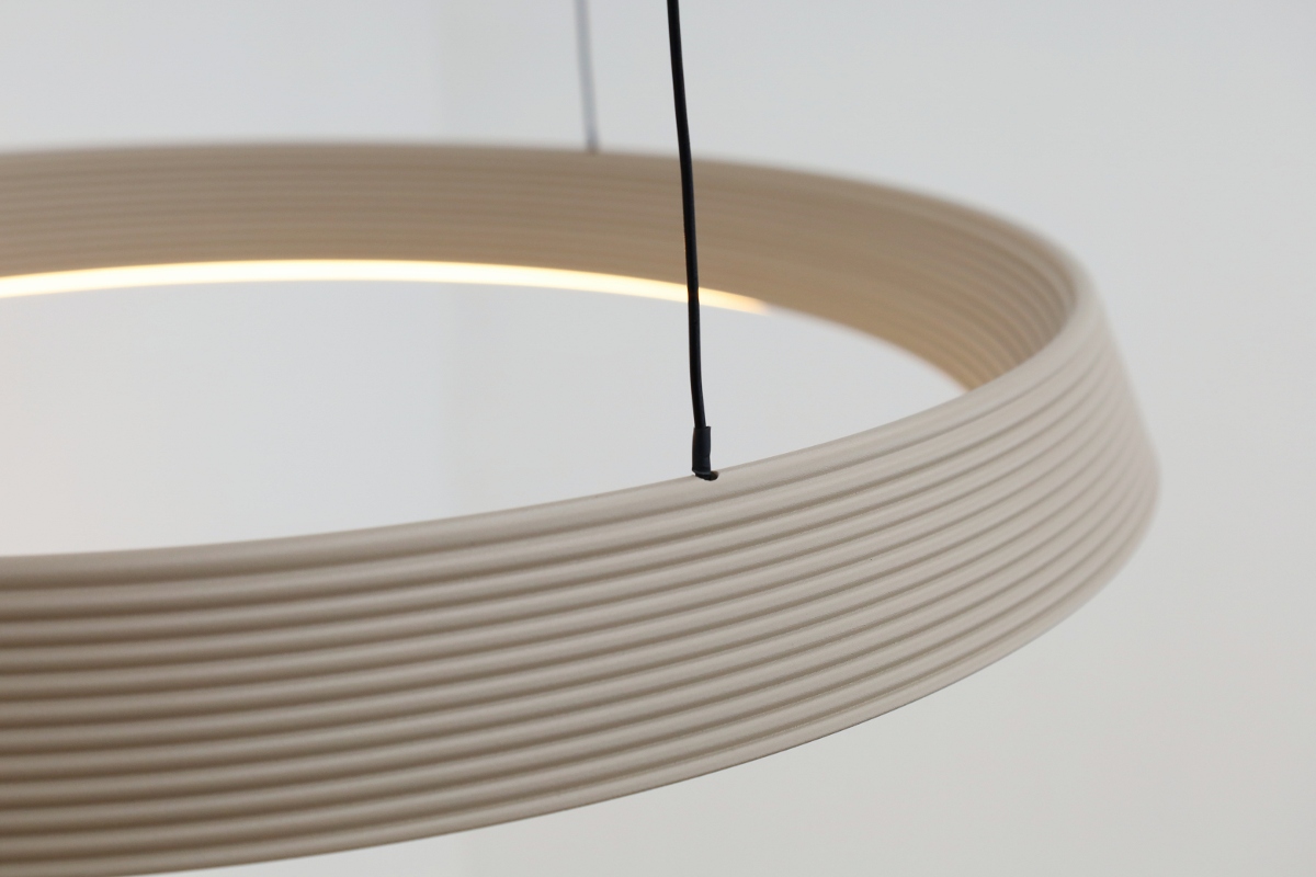 Moderne hanglamp MALLO Ø50 cm | Creme