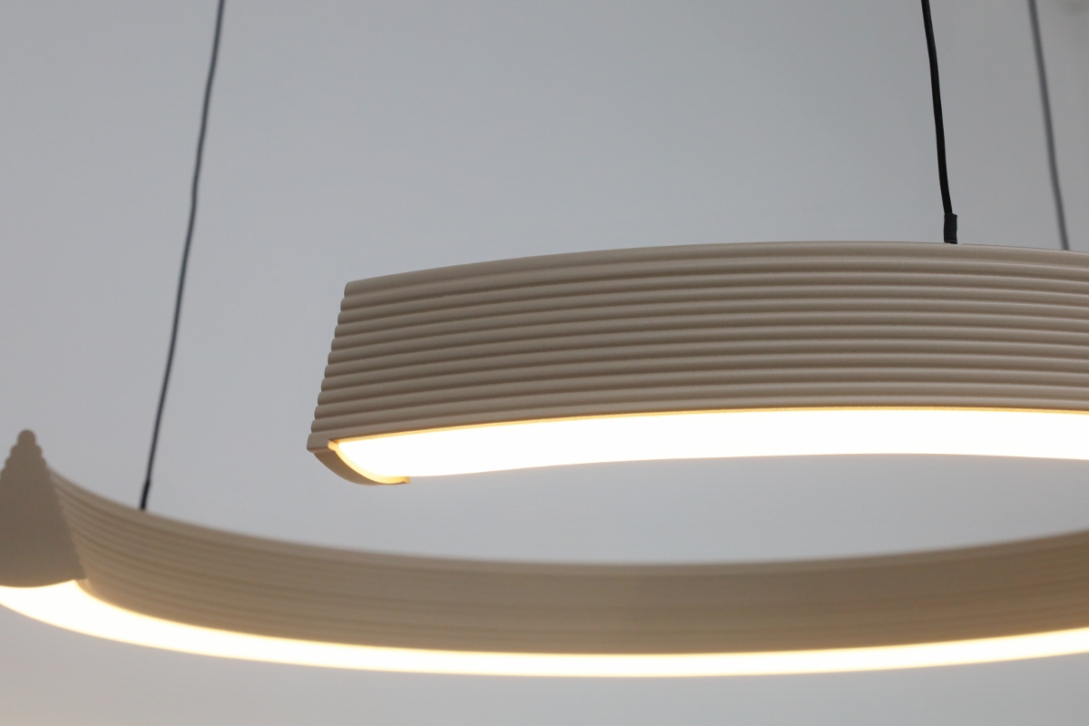 Moderne hanglamp MALLO Ø50 cm | Creme
