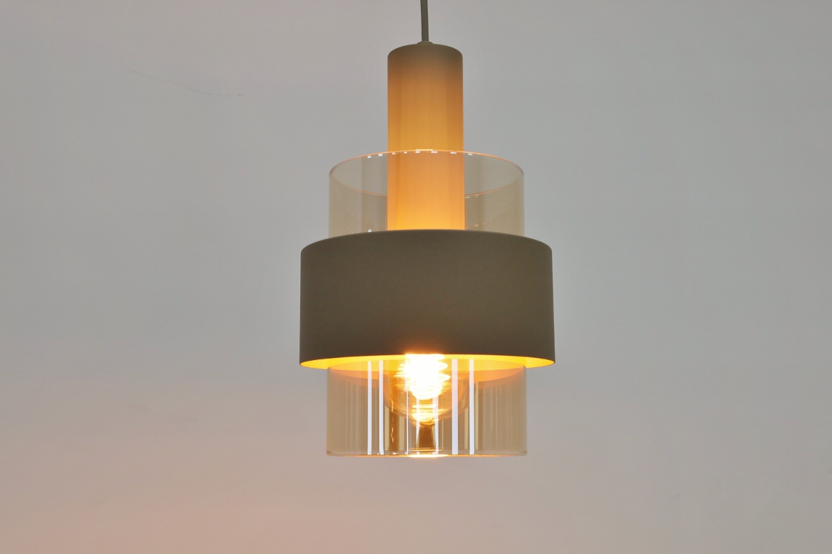 Sfeervolle hanglamp MARRONE | Zand / Amber