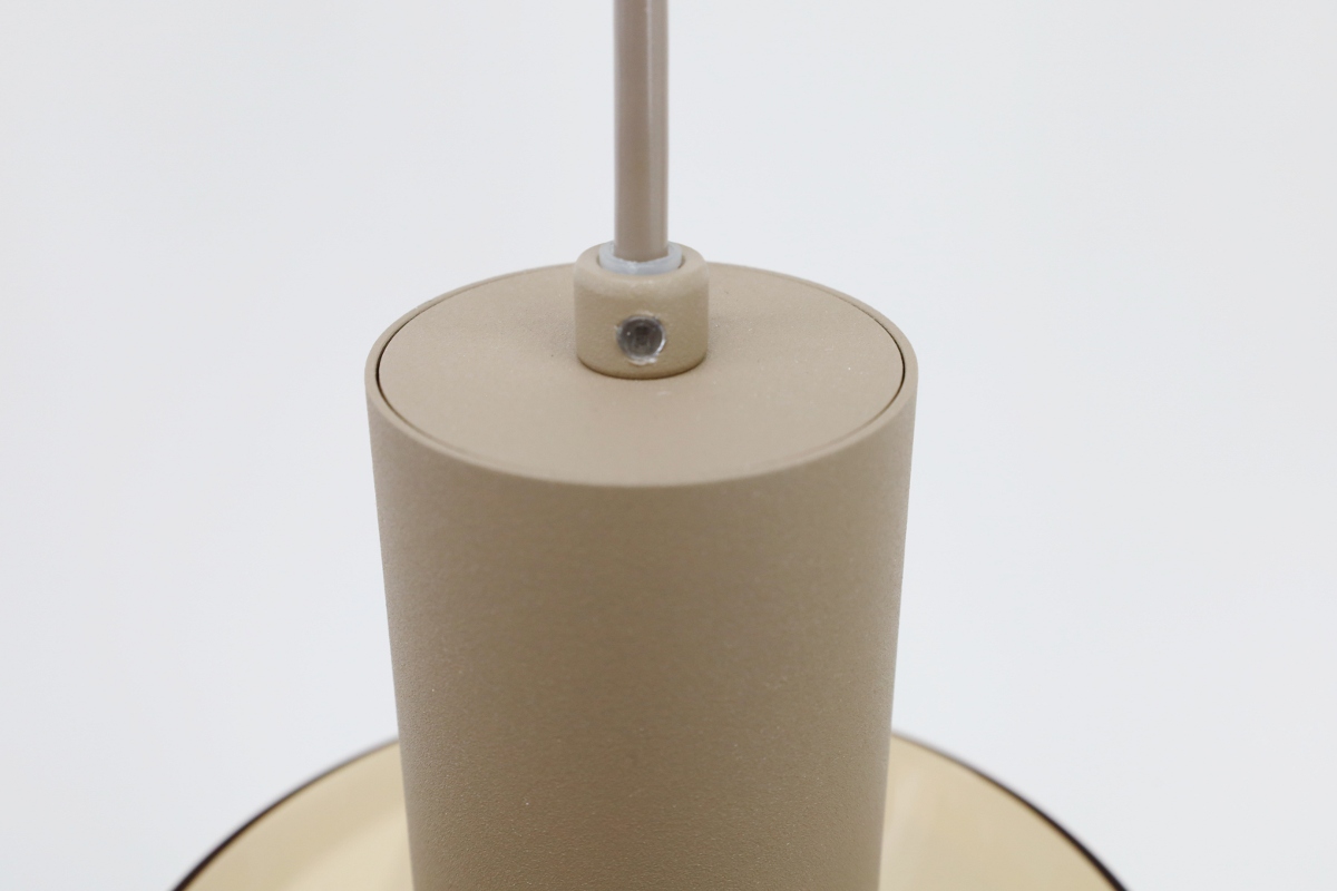 Sfeervolle hanglamp MARRONE 4-lichts | Zand / Amber