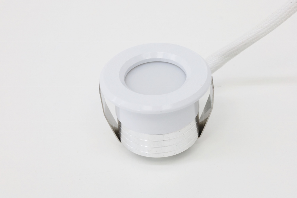 Mini inbouwspot / Verandaspot TONNY &Oslash; 3,7 cm WarmGlow 230 volt | Wit