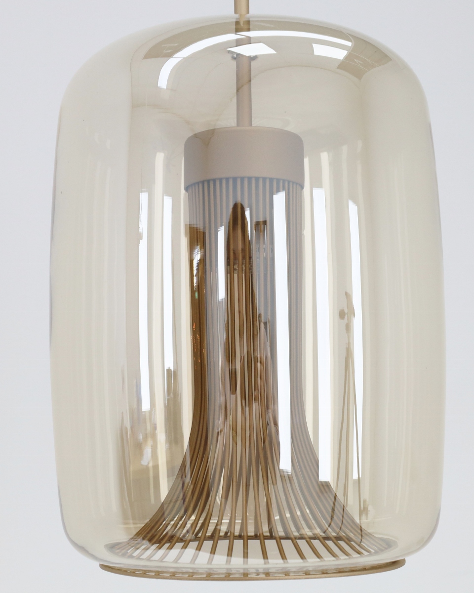 Sfeervolle hanglamp SAINT | Amber / Brons