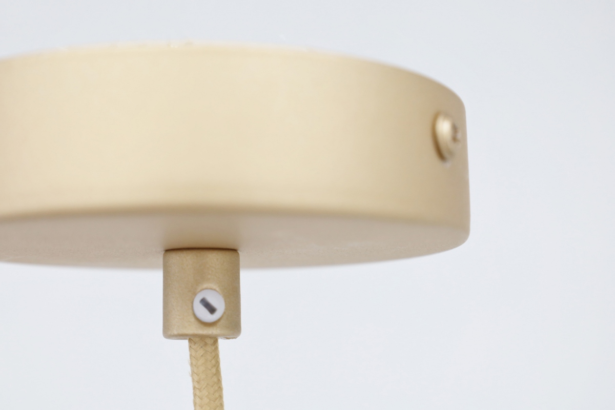 Sfeervolle hanglamp SAINT | Brons / Amber