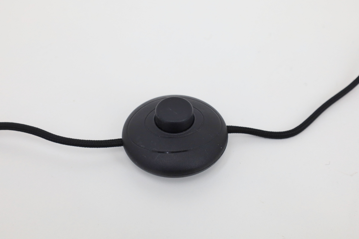 Sfeervolle vloerlamp ZIZAL 3-lichts | Zwart / Beige
