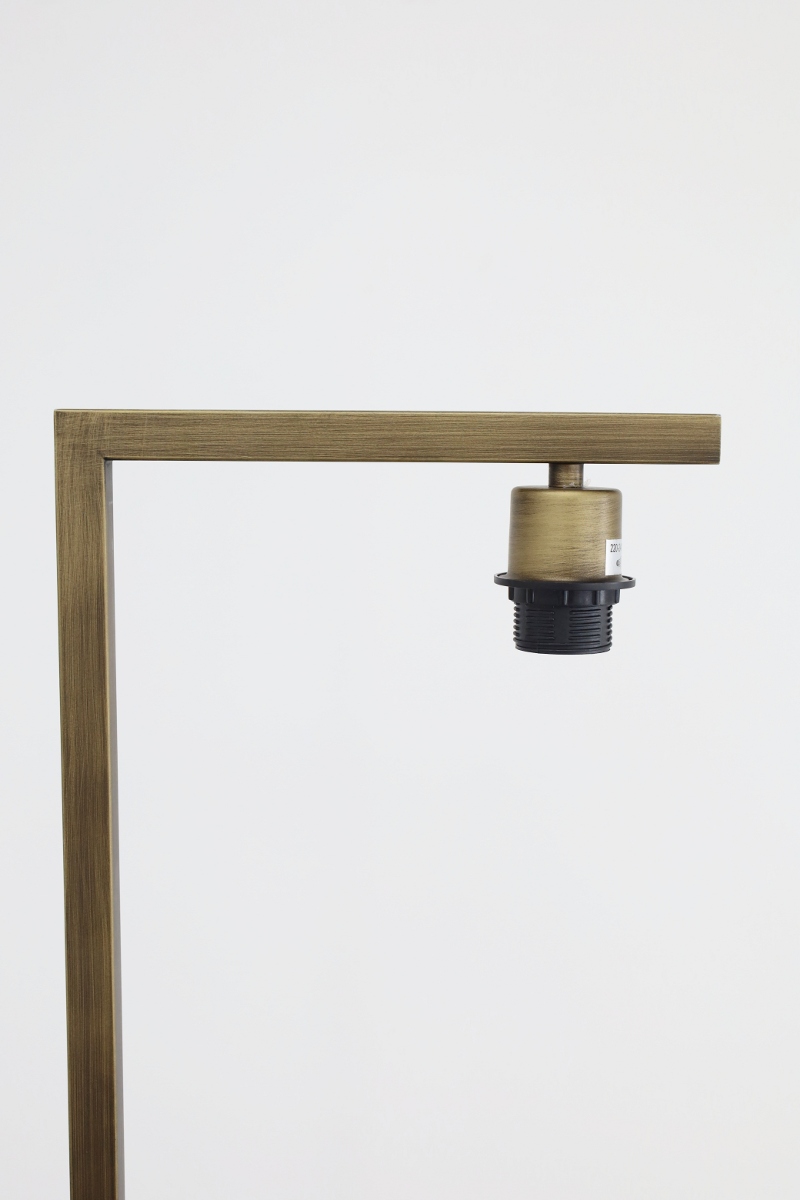 Strakke vloerlamp STANG | Brons