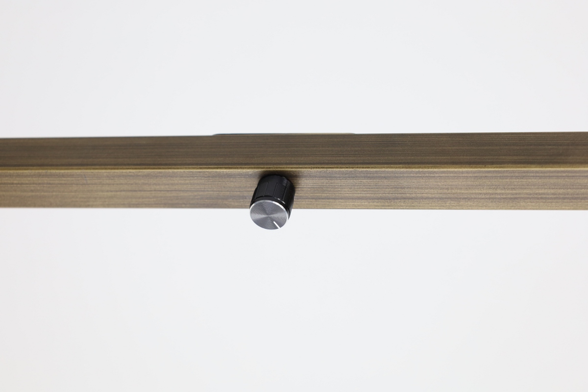Strakke vloerlamp STANG | Brons