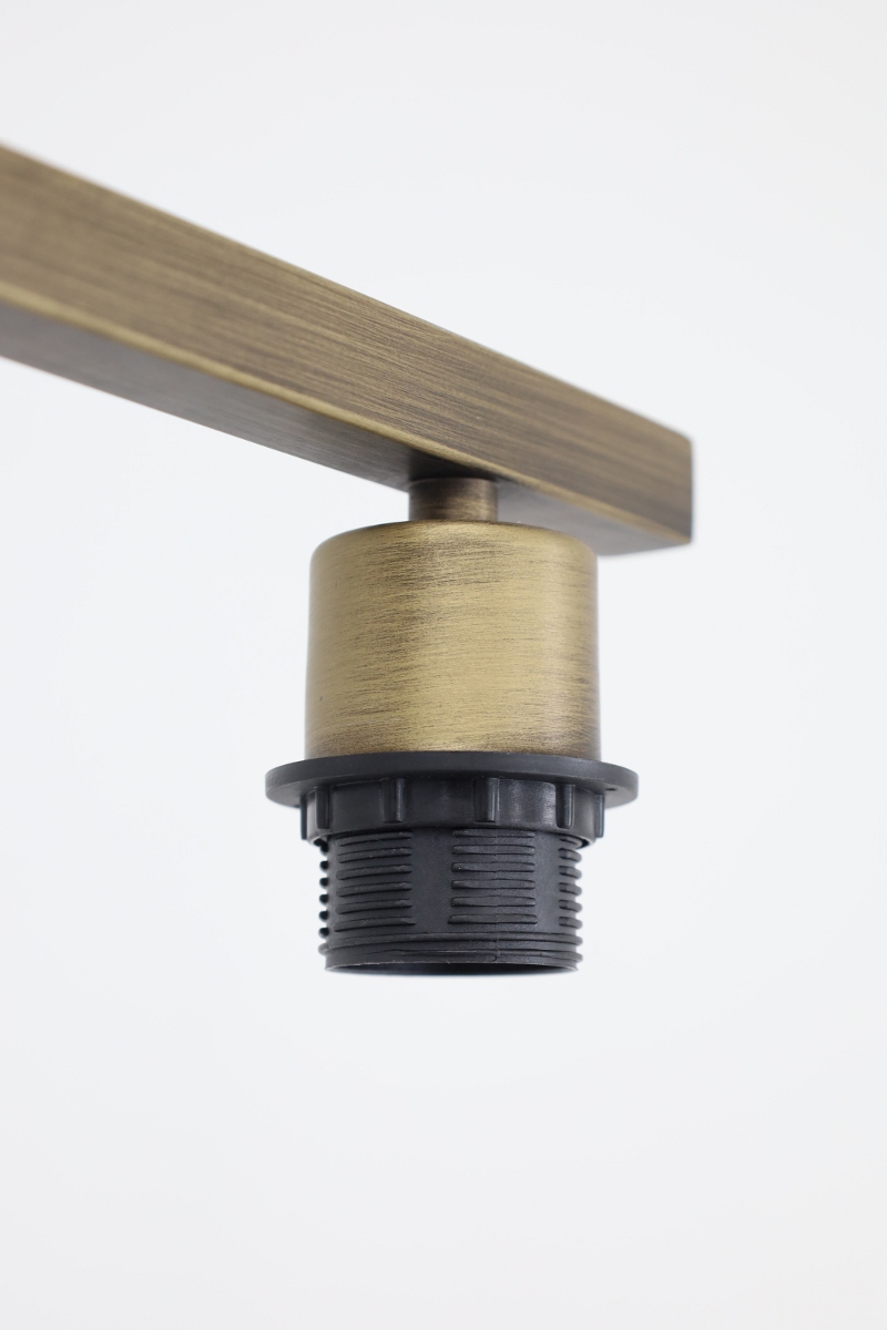 Strakke vloerlamp STANG | Brons