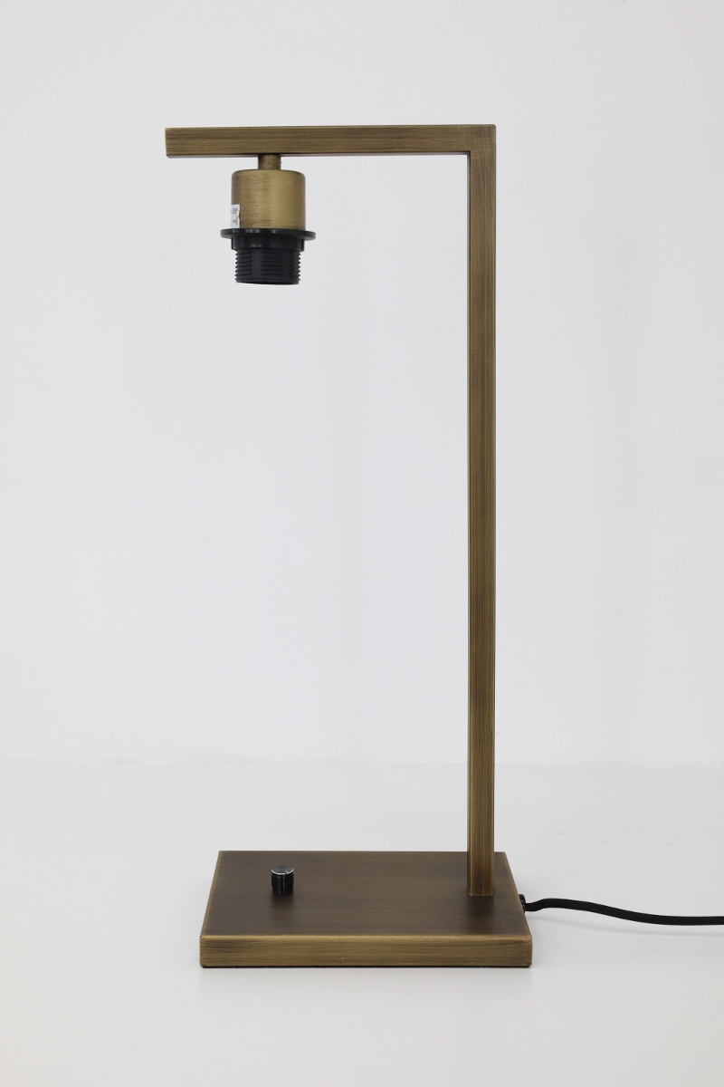 Strakke tafellamp STANG | Brons
