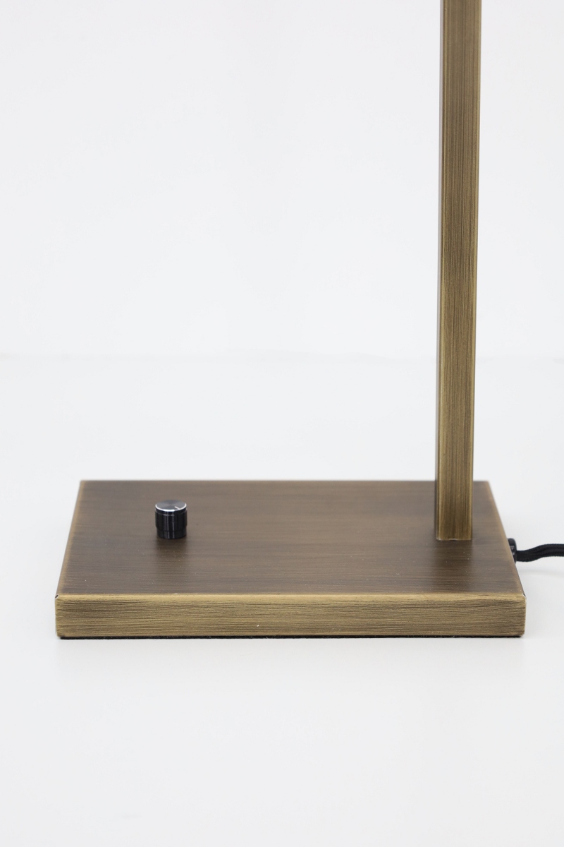 Strakke tafellamp STANG | Brons
