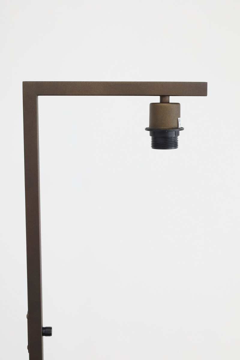 Strakke vloerlamp STANG | Cacao