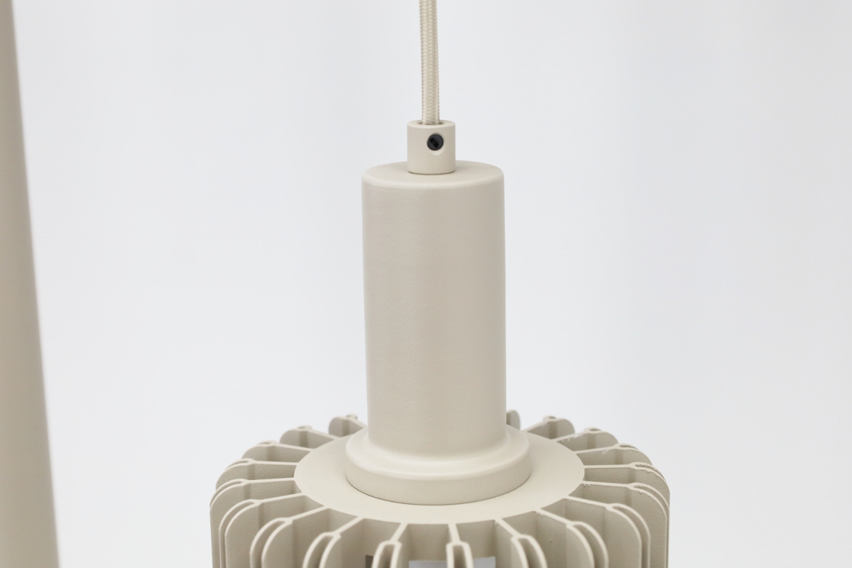 Stijlvolle hanglamp LAMBRES 9-lichts | Zand