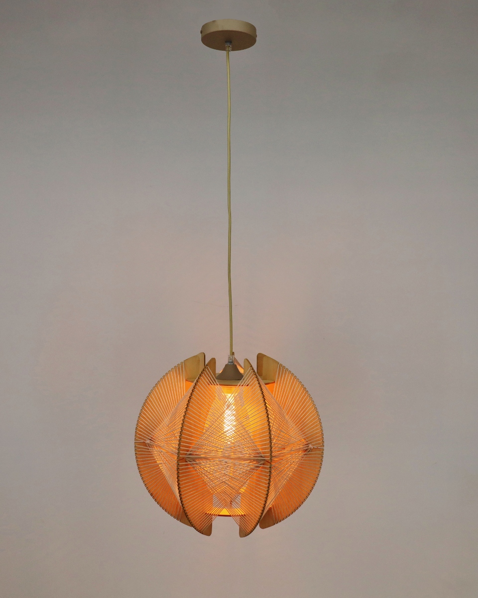 Organische hanglamp JESSICA Ø40 cm | Naturel