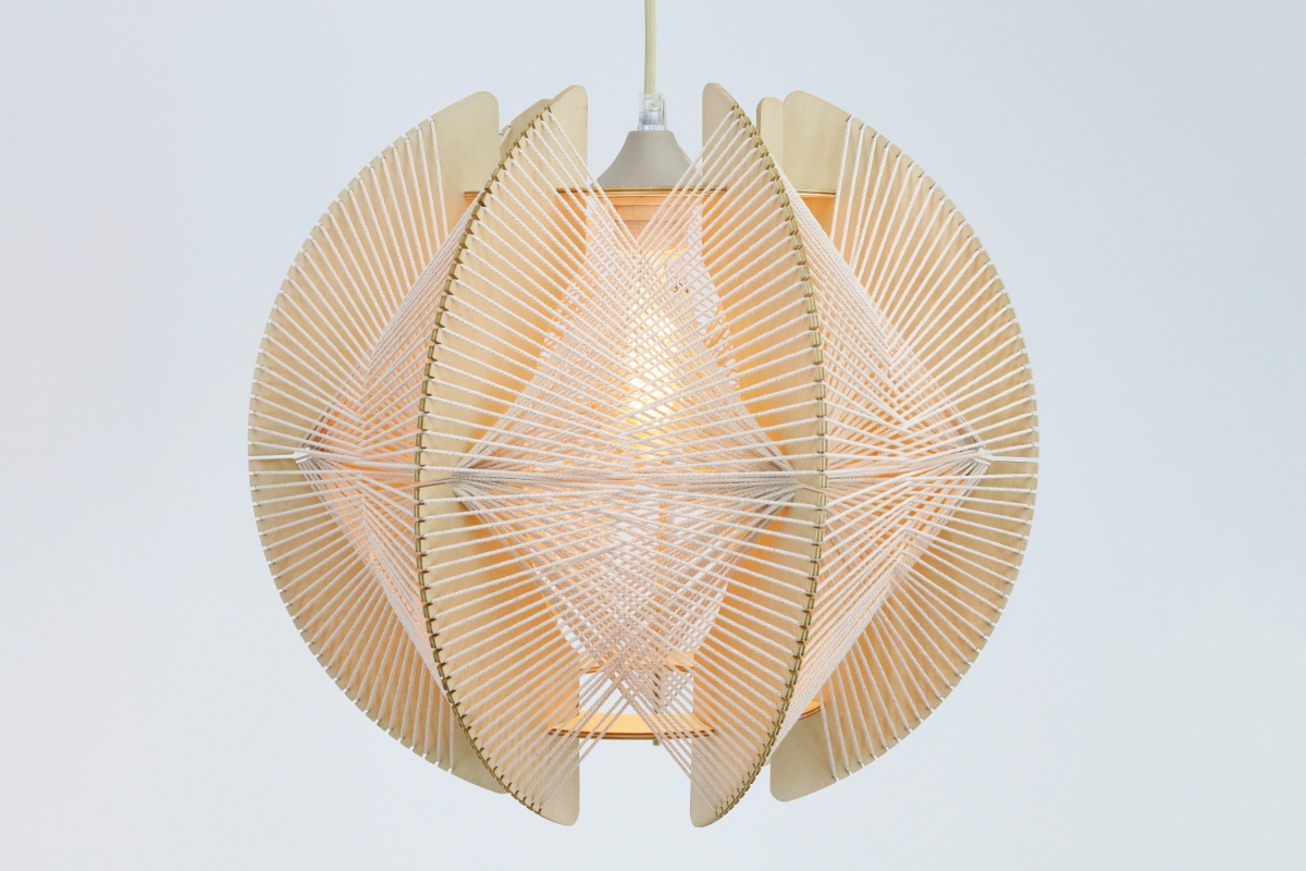 Organische hanglamp JESSICA Ø40 cm | Naturel
