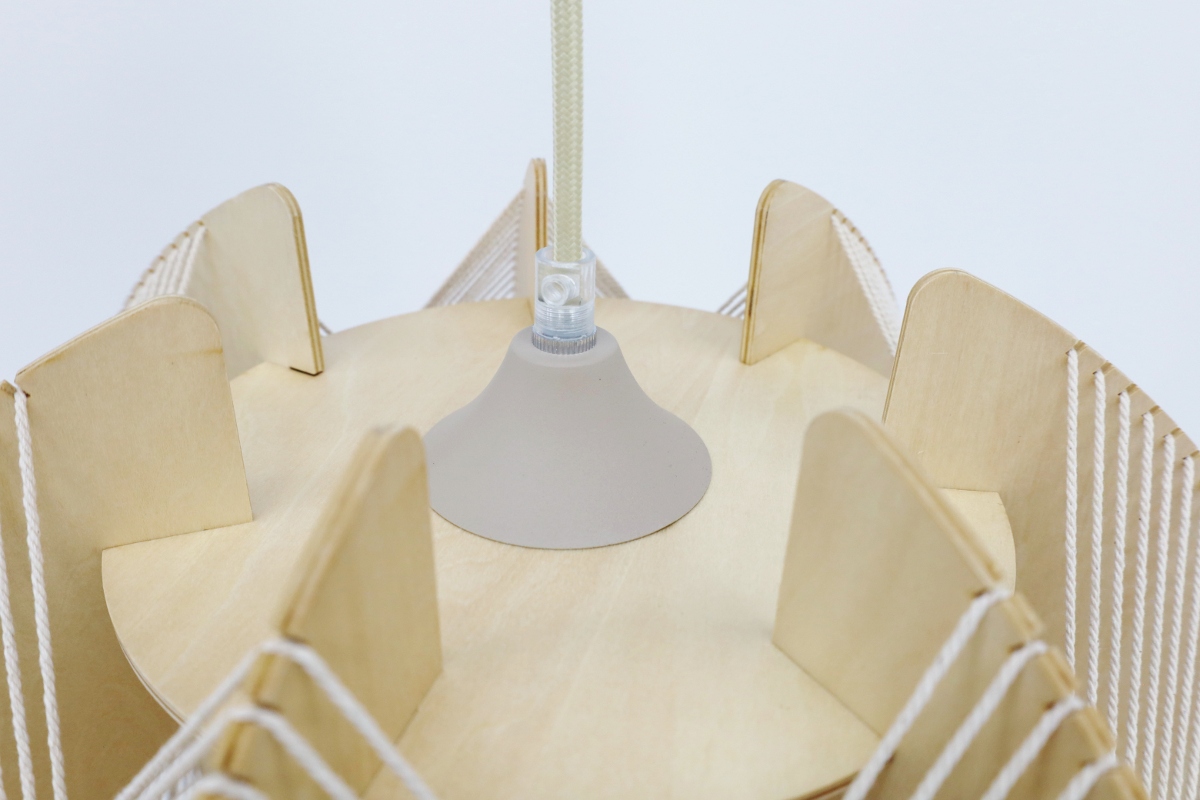 Organische hanglamp JESSICA Ø40 cm | Naturel