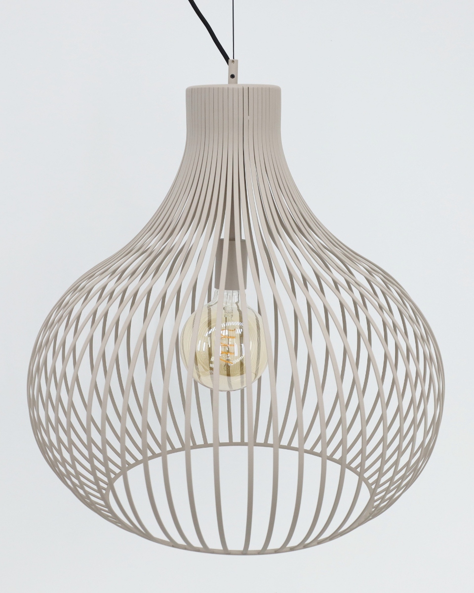 Sierlijke hanglamp GABRI Ø58 cm | Creme
