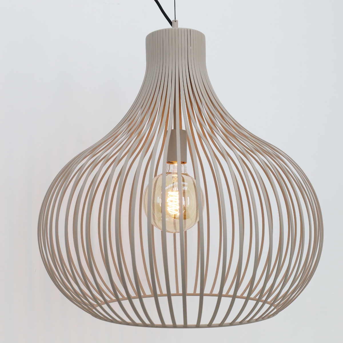 Sierlijke hanglamp GABRI Ø58 cm | Creme