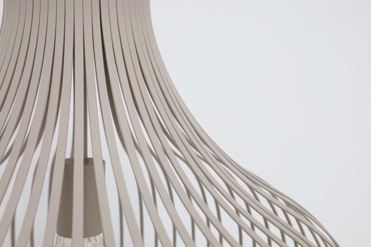 Sierlijke hanglamp GABRI Ø58 cm | Creme