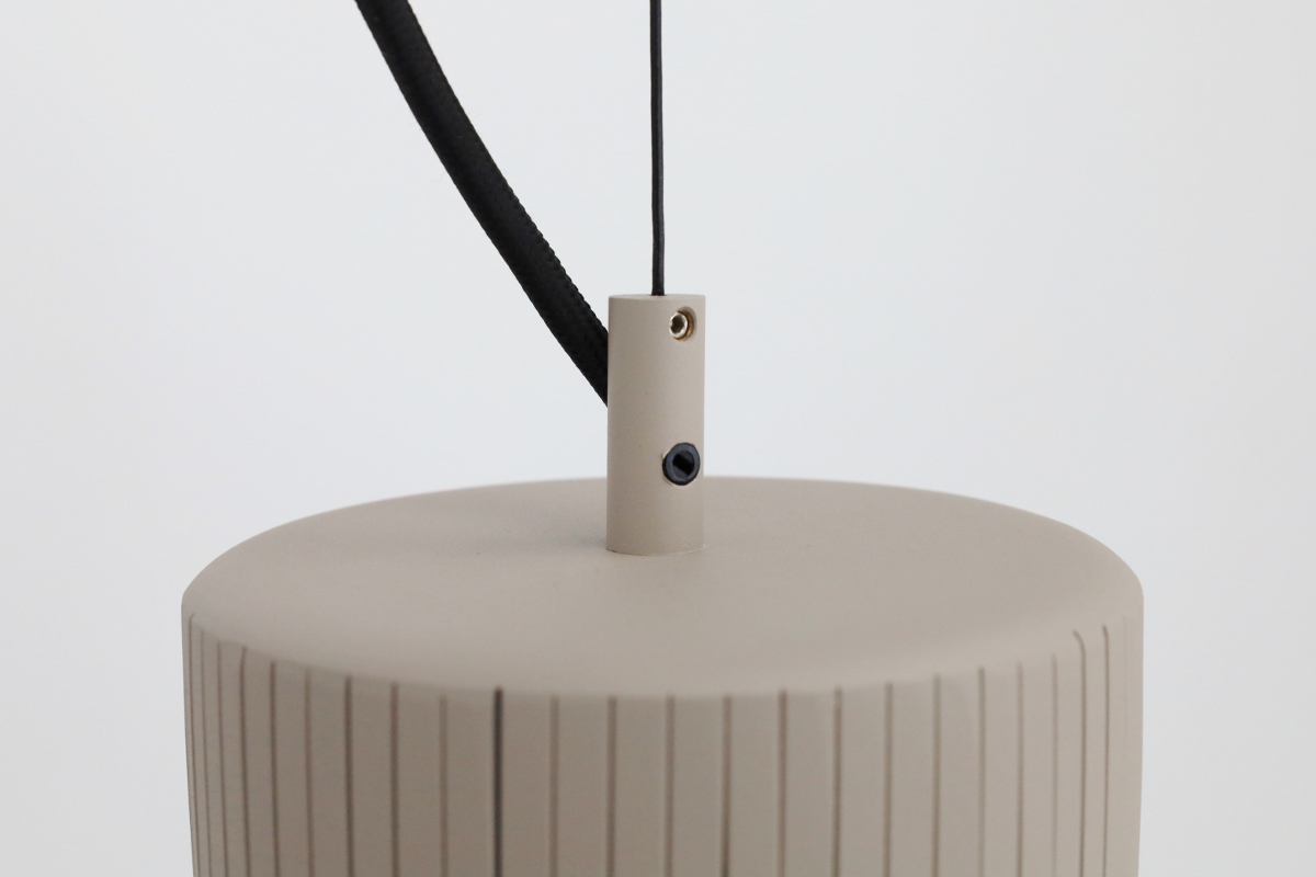 Sierlijke hanglamp GABRI Ø58 cm | Creme