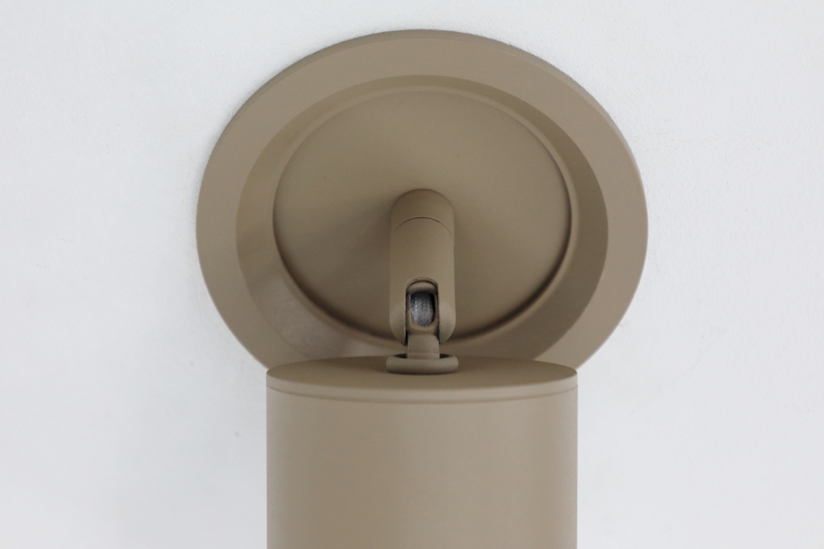Elegante semi inbouwspot RANDY GU10 | Zand / Quartz