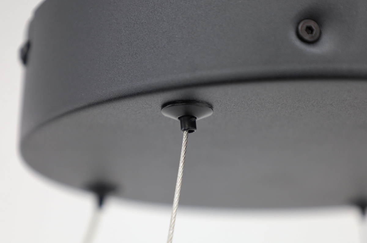 Moderne hanglamp RINGLO | Zwart