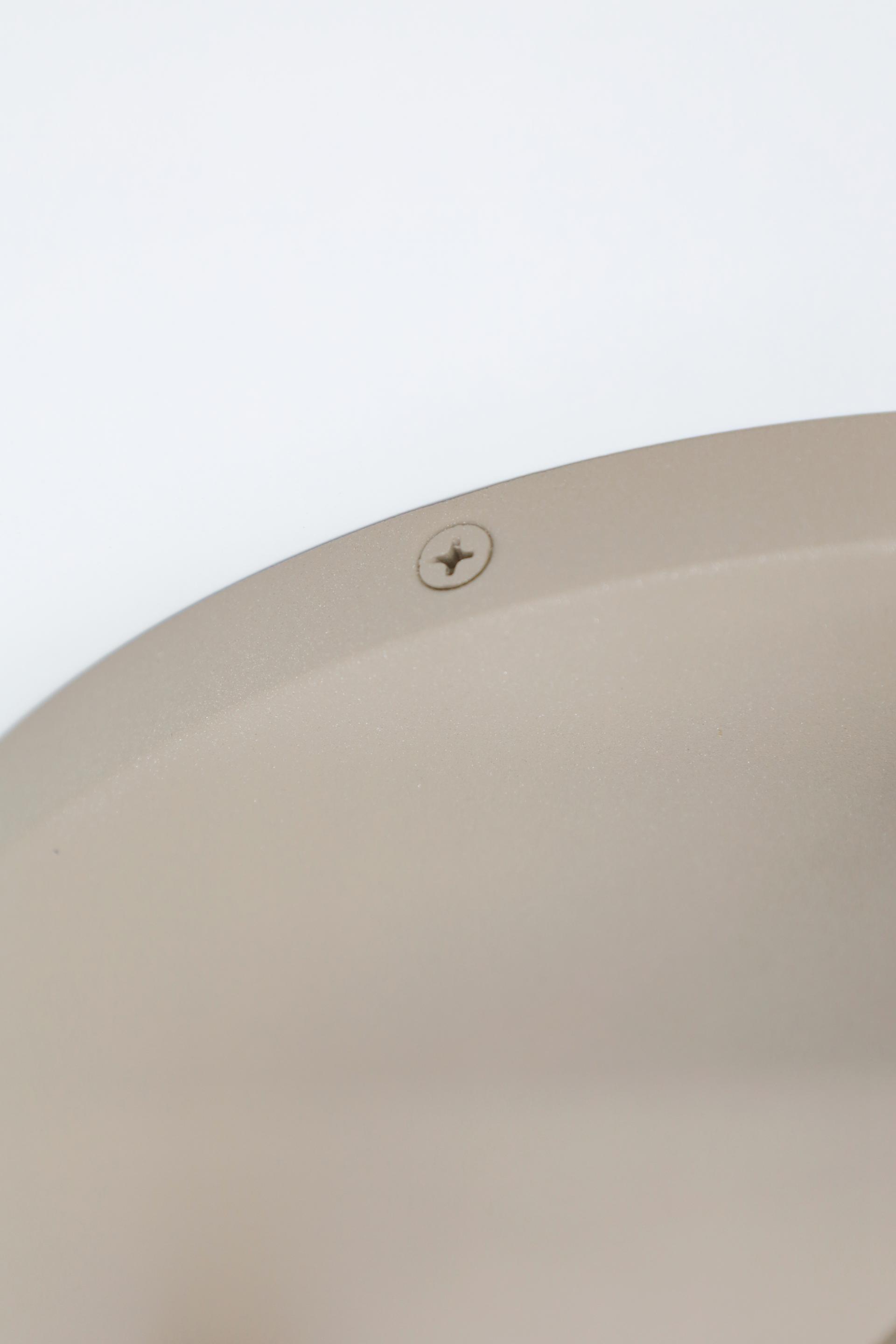Strakke opbouwspot SCOOP 3-lichts rond | Zand