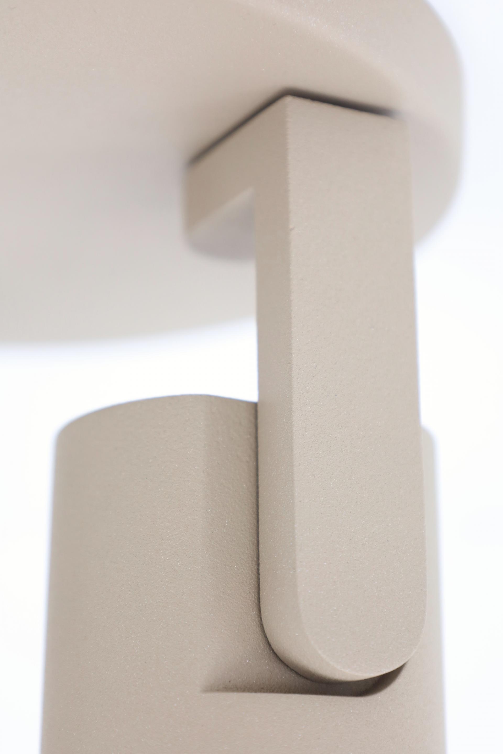 Strakke opbouwspot SCOOP 2-lichts rond | Zand