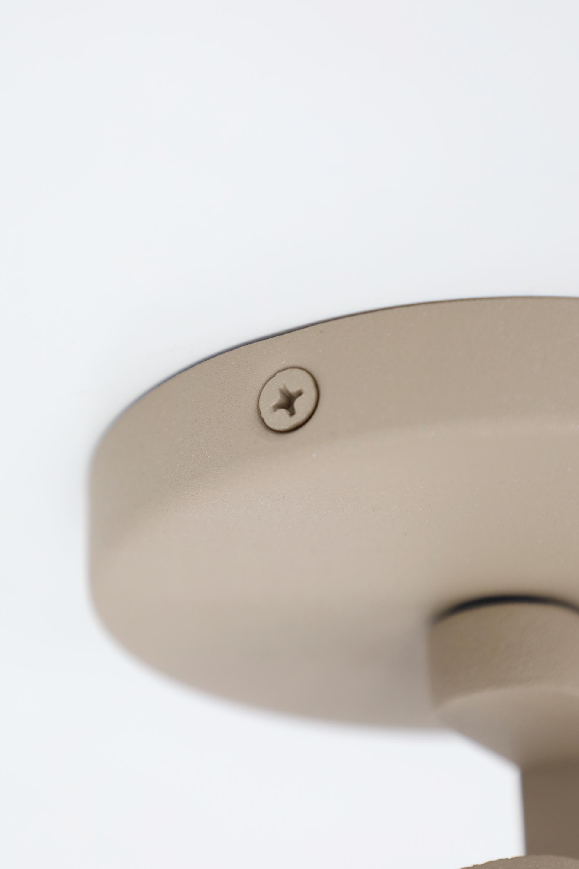 Strakke opbouwspot SCOOP 1-lichts | Zand