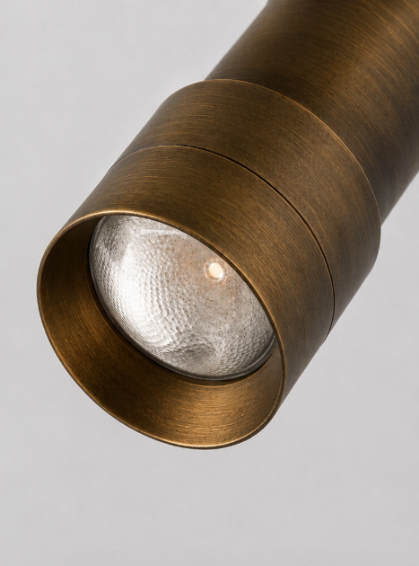 Functionele opbouwspot LIAM 3-standen | Brons