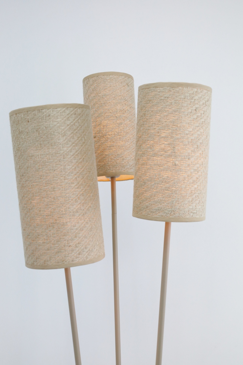Sfeervolle vloerlamp ZIZAL 3-lichts | Zand