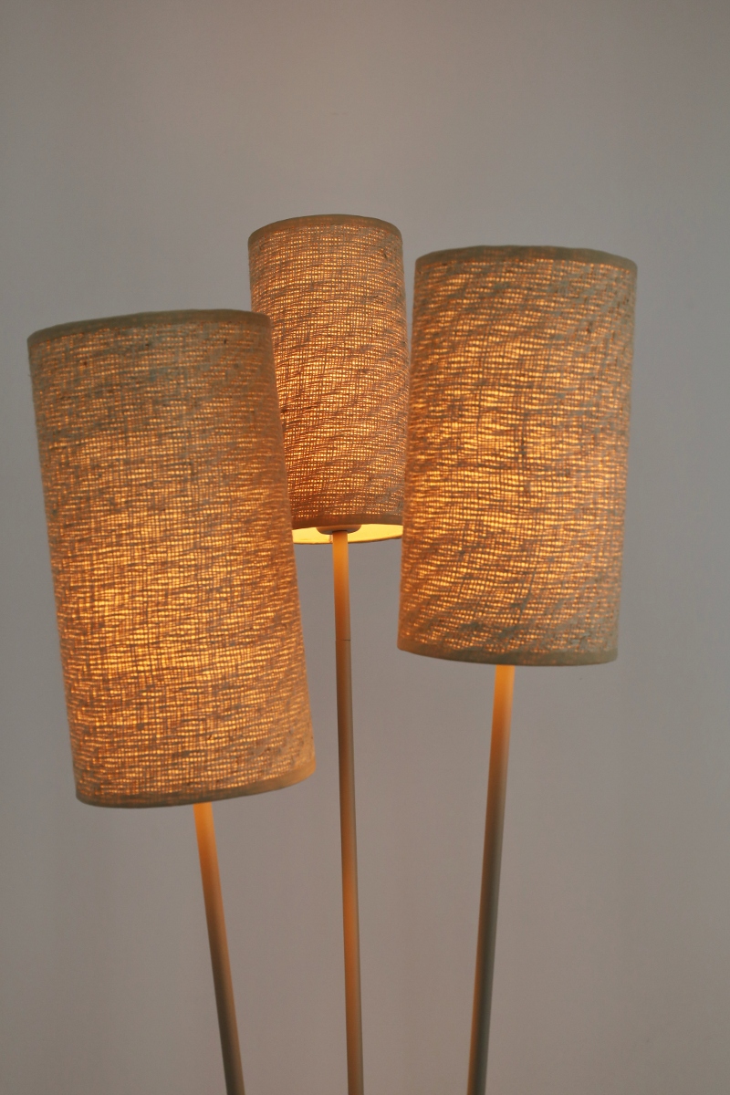 Sfeervolle vloerlamp ZIZAL 3-lichts | Zand